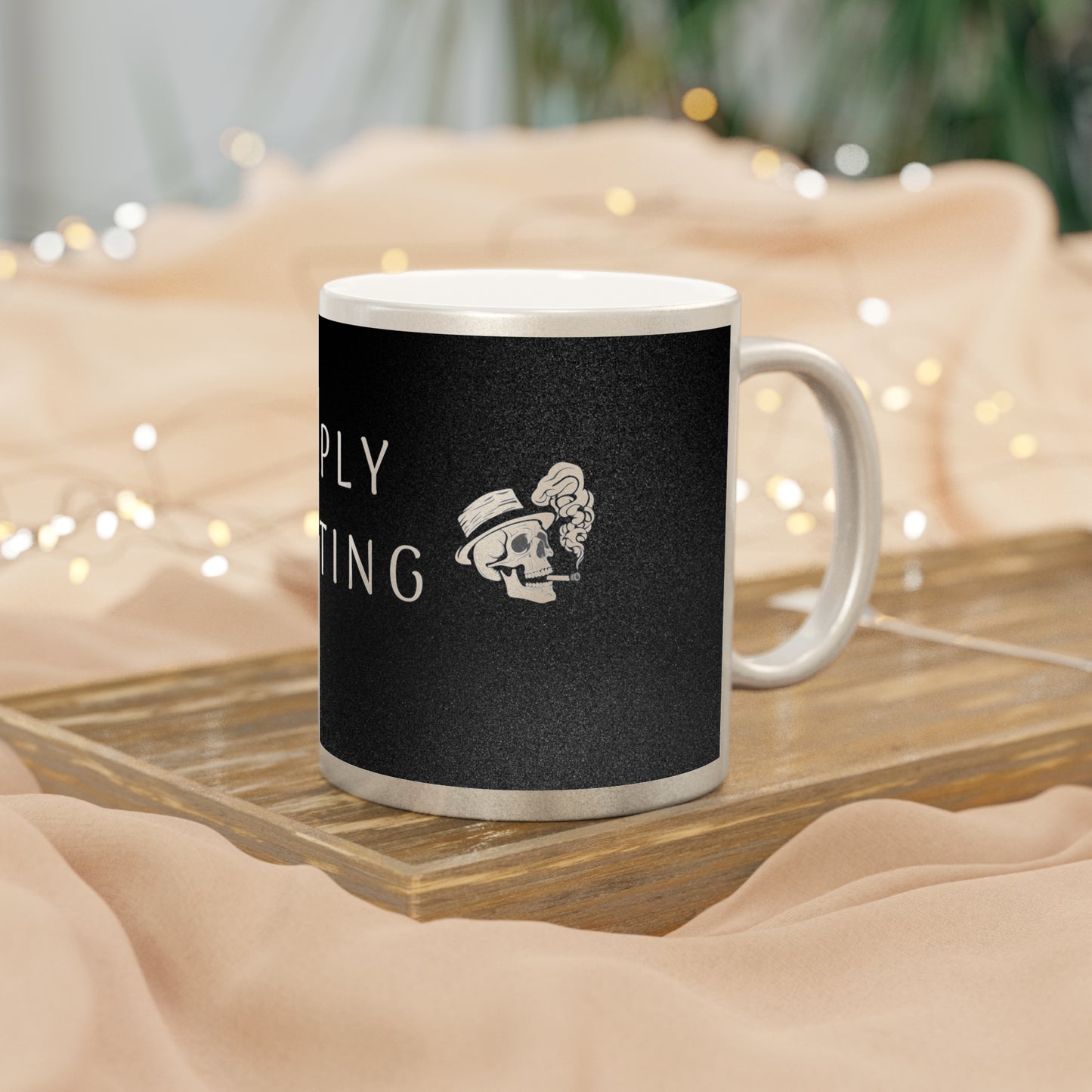 Simply Existing Metallic Mug