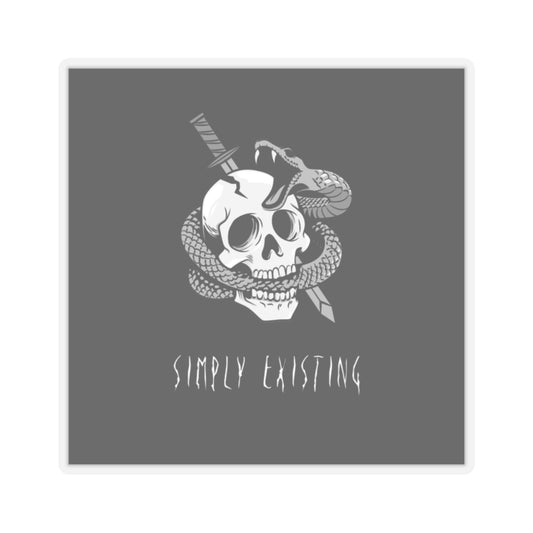 Simply Existing Kiss-Cut Stickers